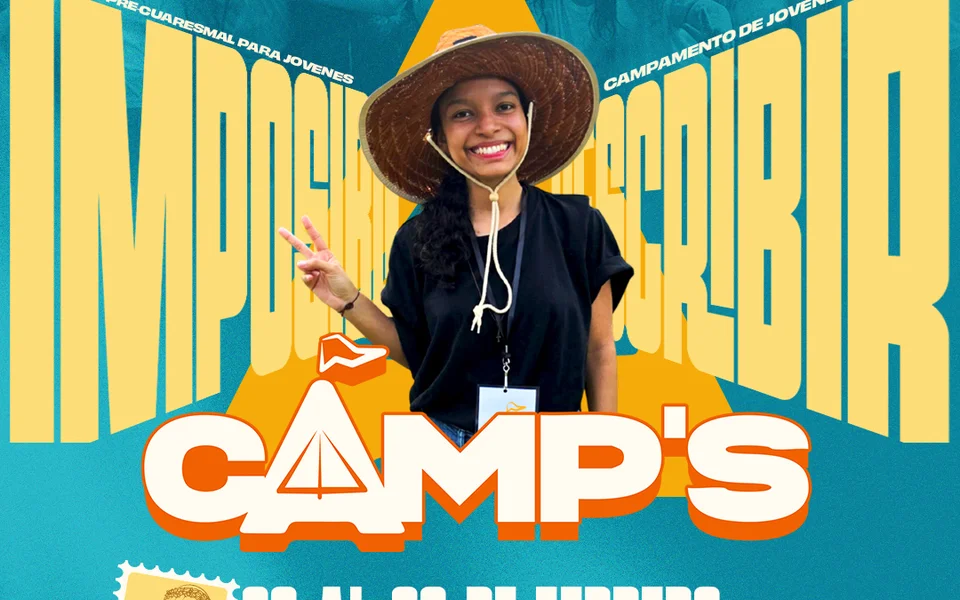 Camp’s 2027 poster, a pre-Lenten retreat for young people